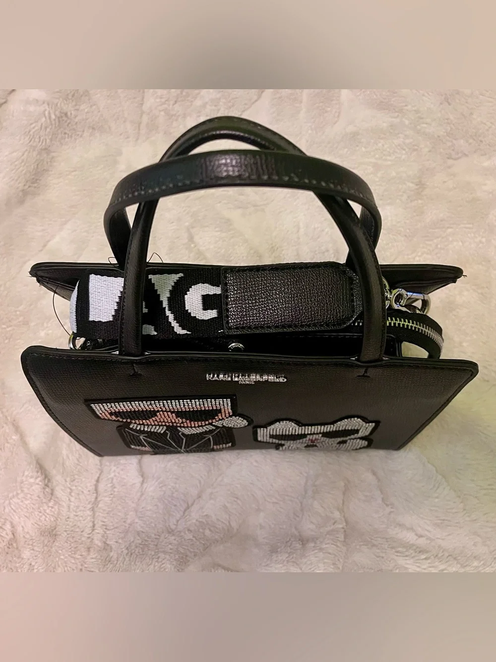 KARL LAGERFELD PARIS Maybelle Small Satchel Bag